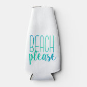 Rafraichisseur De Bouteilles Plage | Turquoise Ombre (Devant)