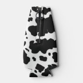 Rafraichisseur De Bouteilles Plaques de vache noire modernes Imprimer (Dos)