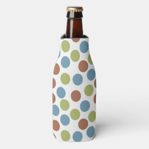 Rafraichisseur De Bouteilles Points bleus, verts et Brown