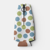 Rafraichisseur De Bouteilles Points bleus, verts et Brown (Dos)