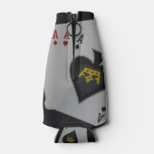 Rafraichisseur De Bouteilles Poker, Quad Aces Stubby Titulaire. (Dos)