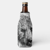 Rafraichisseur De Bouteilles Portrait d'ours grizzli (Bottle Devant)