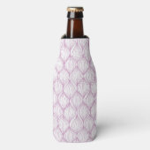 Rafraichisseur De Bouteilles Purple ogee stripes pattern (Bottle Devant)