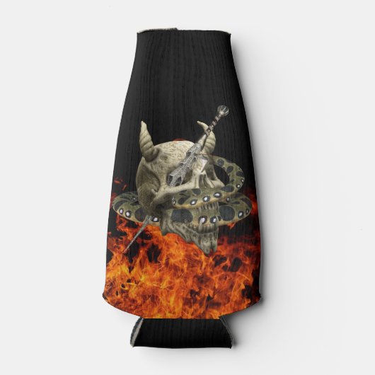 Rafraichisseur De Bouteilles Python Snake Demon Crâne Fire (Devant)