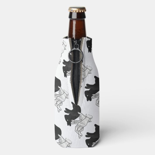 Rafraichisseur De Bouteilles Rabbit Silhouette main (Bouteille Dos)