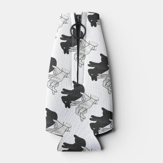 Rafraichisseur De Bouteilles Rabbit Silhouette main (Dos)