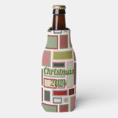 Rafraichisseur De Bouteilles Rectangles de Noël Boho (Bottle Devant)