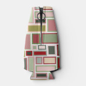 Rafraichisseur De Bouteilles Rectangles de Noël Boho (Dos)
