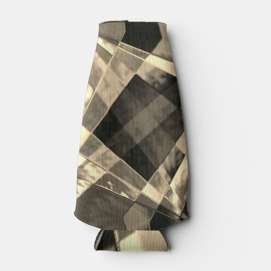 Rafraichisseur De Bouteilles Rectangles inclinées dans les tons bois ou beige? (Devant)