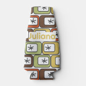 Rafraichisseur De Bouteilles Rectangles rétro avec Starbursts (Devant)