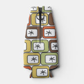 Rafraichisseur De Bouteilles Rectangles rétro avec Starbursts (Dos)