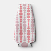 Rafraichisseur De Bouteilles Rectangles roses modernes (Devant)