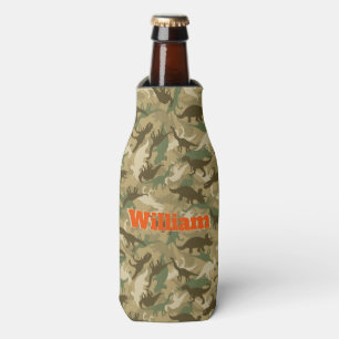 Rafraichisseur De Bouteilles Refroidisseur de bouteille camouflage dinosaure