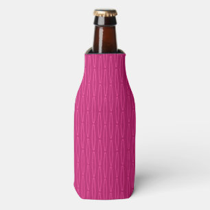 Rafraichisseur De Bouteilles Répétition géométrique rose profond