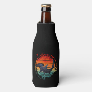 RAFRAICHISSEUR DE BOUTEILLES REQUIN MARTEAU COUCHER DE SOLEIL VINTAGE