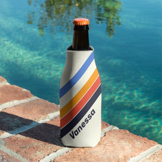 Rafraichisseur De Bouteilles Rétro cinq triés avec nom et initiale (Piscine in situ)