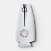 Rafraichisseur De Bouteilles Retro Red Happy Campers Crest Camp Crew (Dos)