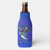 Rafraichisseur De Bouteilles Rêver D'Un Grand Requin Blanc Drôle Noël (Bottle Devant)
