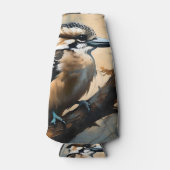 Rafraichisseur De Bouteilles Rires de charme : Kookaburra dans peinture à huile (Devant)