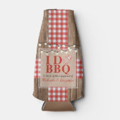 Rafraichisseur De Bouteilles Rustique I Do BBQ Engagement Partie Couples Douche (Devant)