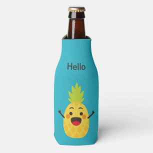 Rafraichisseur De Bouteilles Salut les amis ! Illustration d'ananas