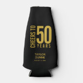 Rafraichisseur De Bouteilles Salutations à 50 ans Anniversaire (Devant)