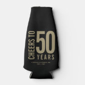 Rafraichisseur De Bouteilles Salutations à 50 ans anniversaire d'affaires (Devant)