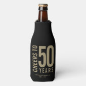 Rafraichisseur De Bouteilles Salutations à 50 ans anniversaire d'affaires (Bottle Devant)