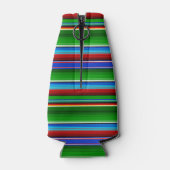 Rafraichisseur De Bouteilles Sarape mexicaine rouge vert (Dos)
