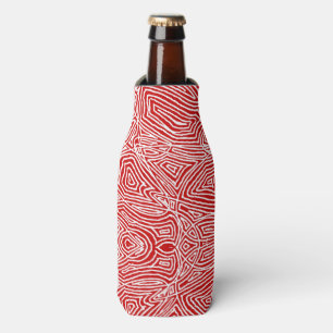Rafraichisseur De Bouteilles Scribbleprint rouge