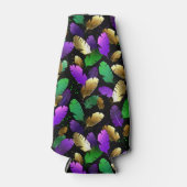 Rafraichisseur De Bouteilles Seamless Pattern with Mardi Gras feathers (Devant)