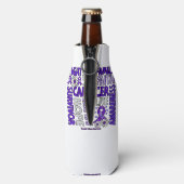 Rafraichisseur De Bouteilles Sensibilisation à la violence familiale - Lutter c (Bouteille Dos)