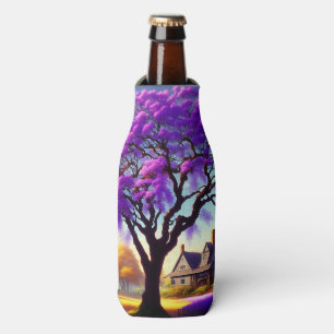 Rafraichisseur De Bouteilles **"Sérénité rustique : L'Embrace pourpre de Jacara