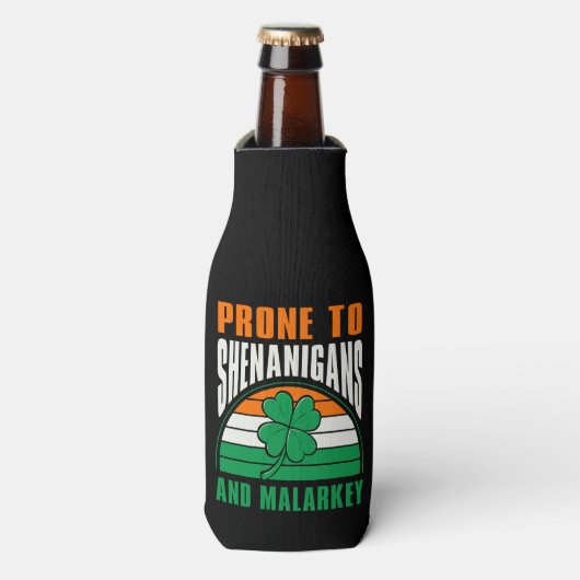 Rafraichisseur De Bouteilles Shenanigans Malarkey Funny St Patrick's Day Name (Bottle Devant)