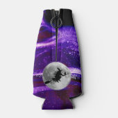 Rafraichisseur De Bouteilles Silhouette de sorcière violette Halloween (Dos)