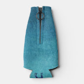 Rafraichisseur De Bouteilles Silhouette d'orignal bleu céleste (Dos)