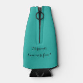 Rafraichisseur De Bouteilles Sirène avec votre nom (Dos)