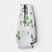 Rafraichisseur De Bouteilles Ski Illustration Skieurs Ski (Dos)