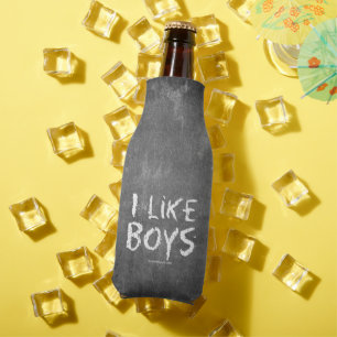 Rafraichisseur De Bouteilles SlipperyJoe's J'aime les garçons tableau noir sale