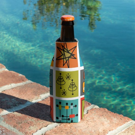 Rafraichisseur De Bouteilles Smorgasbord moderne du milieu du siècle (Piscine in situ)