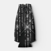 Rafraichisseur De Bouteilles Sparkling Diamonds on Black (Dos)