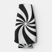 Rafraichisseur De Bouteilles Spirale noire et blanche (Devant)