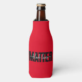 Rafraichisseur De Bouteilles Stylish Black Lives Matt Typographie (Bottle Devant)