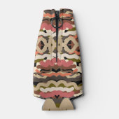 Rafraichisseur De Bouteilles Sud-Ouest Squiggly Laid Terre Tone Abstrait (Dos)