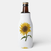 Rafraichisseur De Bouteilles Sunflower Sunshine Floral Aquarelle Fleur (Bottle Devant)
