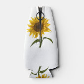 Rafraichisseur De Bouteilles Sunflower Sunshine Floral Aquarelle Fleur (Dos)