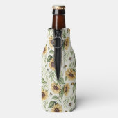 Rafraichisseur De Bouteilles Sunflowers and Bumble Bees Floral (Bouteille Dos)