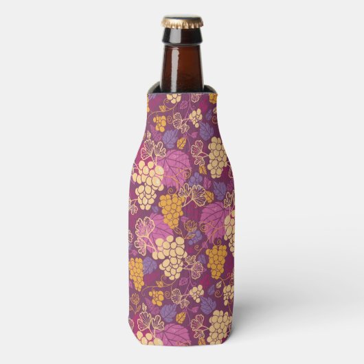 Rafraichisseur De Bouteilles Sweet grape vines pattern (Bottle Devant)