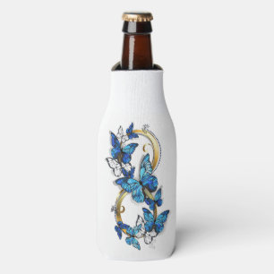 Rafraichisseur De Bouteilles Symbole infini de papillons Morpho bleus