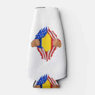 Rafraichisseur De Bouteilles T-Shirt Sang Roumain en Moi Drapeau Roumain